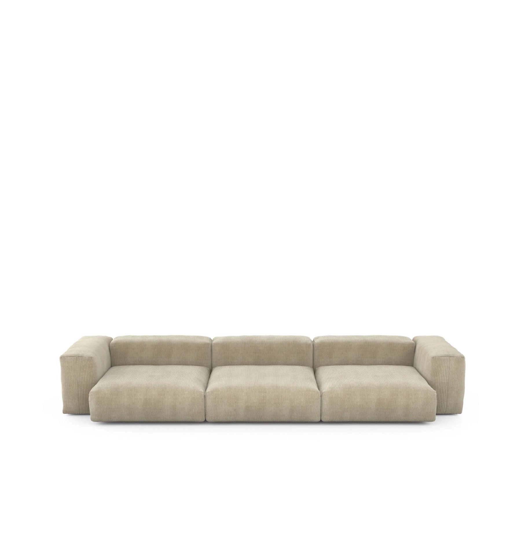 Sofa Cord Velour Sand